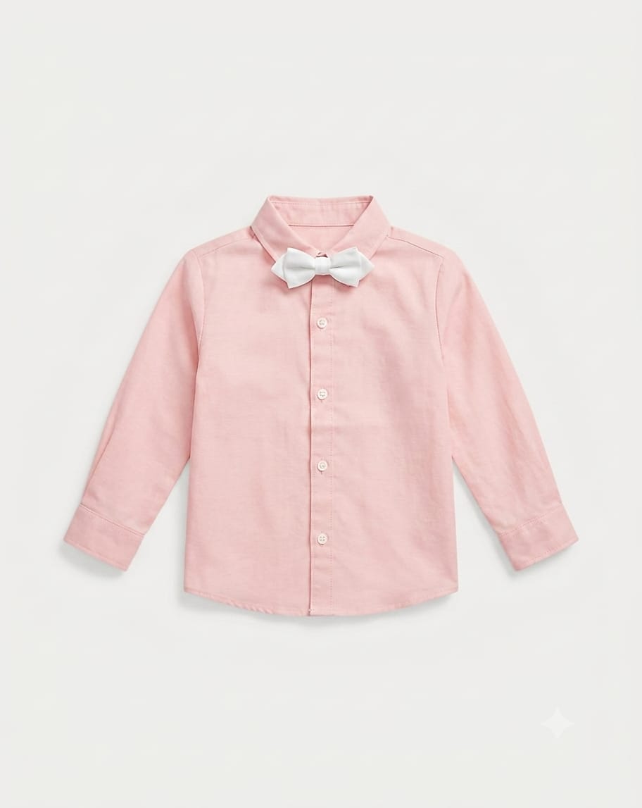 Boys Formal Shirt with Bow Tie
